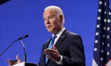 Tổng thống Mỹ Joe Biden phát biểu tại Hội nghị Thượng đỉnh Khí hậu Liên Hợp Quốc COP26. (Ảnh: AP)