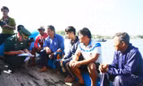 Tàu cá của ngư dân Võ Văn Lựu cũng từng bị tàu Trung Quốc ép vào bãi ngầm chìm đắm - ảnh V.C
