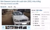 Bất ngờ loạt ôtô cũ rao bán với giá chỉ từ 120 triệu đồng
