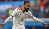 Rouzbeh Cheshmi đã sớm nói lời chia tay World Cup 2018 (Ảnh: supersport).