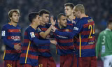 Barcelona chấp người vẫn thắng đậm Villanovense.