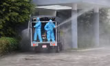 Quân khu 1 phun khử khuẩn Khu công nghiệp Vân Trung