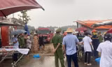 Hiện trường vụ sập giàn giáo ở thành phố Bắc Ninh khiến 2 công nhân tử vong