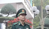 Thiếu tướng Hoàng Hữu Chiến. Ảnh: Nguyễn Minh