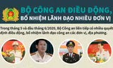 Bộ Công an điều động, bổ nhiệm lãnh đạo nhiều đơn vị