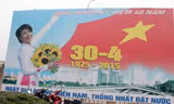 Sở Văn hóa - Thể thao và Du lịch Hà Nội đã quyết định bỏ tấm pano này. Ảnh: Dân Trí