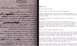 Tài liệu gốc của bin Laden và bản dịch tiếng Anh. Ảnh: Reuters