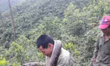 Nhóm người dân Hương Lâm đưa con trăn về nhà