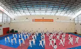 Cận cảnh học viên cảnh sát miệt mài luyện võ