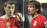 Keane và Heinze từng đối đầu nảy lửa vì thiếu kiềm chế.
