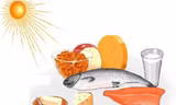 Các bậc cha mẹ cần cho trẻ tắm nắng đủ giờ và ăn các thực phẩm có nhiều vitamin D để phòng tránh còi xương cho trẻ