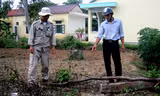 Đạn pháo 100 ly trong khuôn viên trường mầm non
