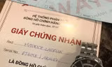Giấy chứng nhận được Xwatch cấp cho chiếc đồng hồ fake
