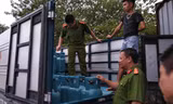 Hiện trường trạm chiết nạp gas lậu. Ảnh: P.V