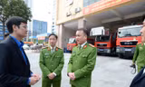 Lãnh đạo T.Ư Đoàn chúc Tết cán bộ, chiến sĩ phòng cháy chữa cháy
