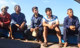 5 ngư dân tàu tàu QNa 95001 TS