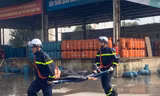 Diễn tập chữa cháy và cứu nạn, cứu hộ tại công ty kinh doanh gas