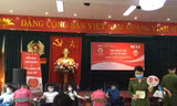 Các cán bộ, chiến sĩ công an đều rất ý thức về việc phòng chống dịch Covid – 19 khi tham gia Chủ nhật Đỏ