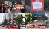 Dân chung cư rầm rộ băng rôn phản đối 'chiêu' cắt điện, cắt nước của chủ đầu tư