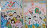 Những bức vẽ sinh động của thiếu nhi Nghệ An chào mừng Đại hội Đoàn lần thứ XVIII