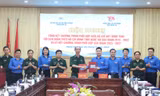 Tỉnh Đoàn, Bộ đội Biên phòng tỉnh Nghệ An ký kết chương trình phối hợp giai đoạn 2023 - 2027