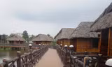 Một góc khu ẩm thực