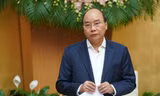 Thủ tướng Nguyễn Xuân Phúc phát biểu tại cuộc làm việc với các tập đoàn kinh tế tư nhân