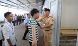 Hình ảnh ngày đầu công an Hà Nội tổ chức kỳ sát hạch cấp giấy phép lái ô tô
