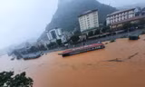 Mưa lũ gây thiệt hại nặng nề ở Hà Giang.