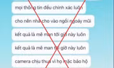 'Tội phạm giả nhân viên y tế đến nhà chuốc thuốc mê cướp tài sản' là tin giả