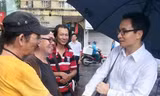 Phó Thủ tướng Vũ Đức Đam gặp các nghệ sĩ sáng 20/9. Ảnh: VFS.