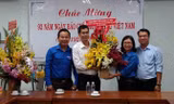 Thành Đoàn TPHCM thăm và chúc mừng cơ quan đại diện báo Tiền Phong.