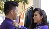 Lê Phương cùng chồng kém tuổi thử đồ cưới