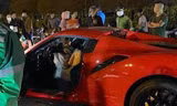 Cảnh sát thông tin về cô gái ở hiện trường vụ siêu xe Ferrari va chạm xe máy