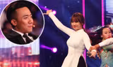 Trấn Thành say sưa nghe Hari Won hát đêm bán kết Got Talent