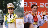 Cú ra đòn thép của 'bông mai vàng' Công an Thủ đô