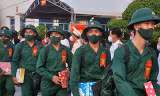 Thanh niên ĐBSCL phấn khởi lên đường nhập ngũ
