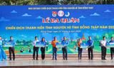 Gần 9,5 tỉ đồng thực hiện an sinh xã hội trong chiến dịch tình nguyện hè tại Đồng Tháp
