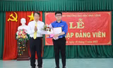 19 chiến sĩ tình nguyện Mùa hè xanh trường ĐH Trà Vinh được kết nạp Đảng