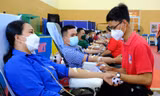 ĐVTN tham gia hiến máu