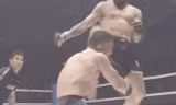 Patricky Freire ra đòn hạ gục Tatsuya Kawajir.