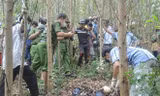 Thi thể phụ nữ mặt biến dạng nằm ở bìa rừng
