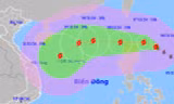 Bão Yinxing rất mạnh, giật cấp 16 đang di chuyển vào Biển Đông