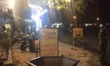 Công an phong tỏa hiện trường vụ việc