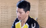 Nguyễn Văn Thanh tại cơ quan công an