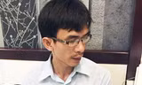 Trần Minh Triều lúc bị bắt. Ảnh CA cung cấp.