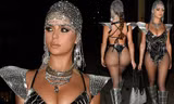 Mẫu nội y Demi Rose lại hở bạo, khoe da thịt 'nhức mắt' đi chơi Halloween 