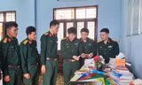 Ban Thanh niên Quân đội kiểm tra công tác giáo dục pháp luật cho đoàn viên thanh niên
