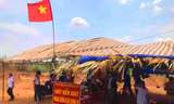 Một chốt kiểm soát dịch bệnh tại huyện Ea Súp