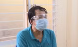 Nguyễn Đức Thuận tại cơ quan công an.